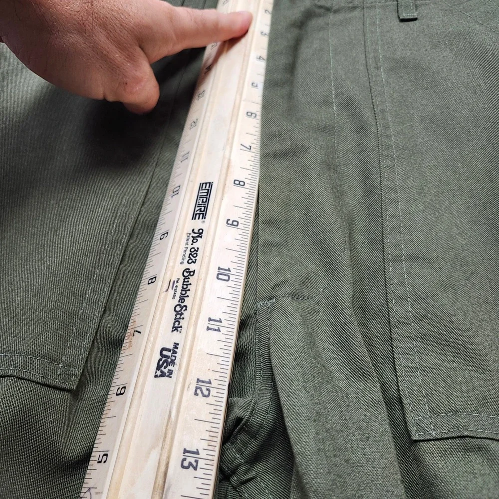 Vintage 70s OG 507 Pants 30x35 (29x33) US Military Utility Fatigue Trousers